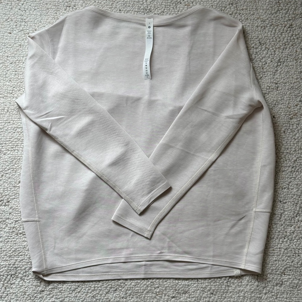 Lululemon Bone Long Sleeve Top Size 2